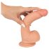 realistixxx - realistische dildo met zuignap - 22cm - huidskleur