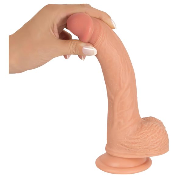 realistixxx - realistische dildo met zuignap - 22cm - huidskleur