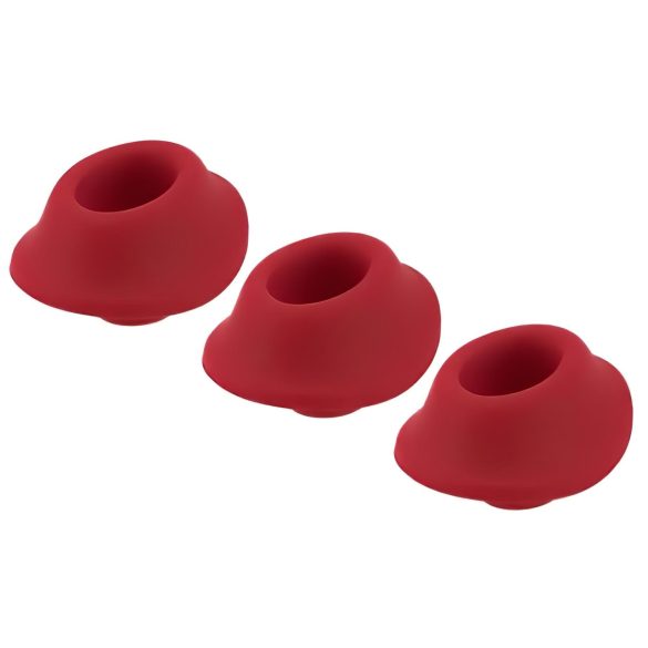 Womanizer Premium S - vervangende zuignappen set - rood (3st)