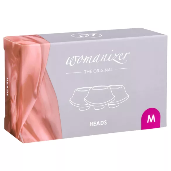 Womanizer Classic M - vervangende zuigkop set - lila - 3 stuks