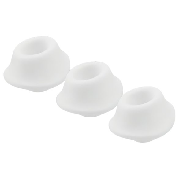 Womanizer Premium M - vervangende zuigkapset - wit (3 stuks)