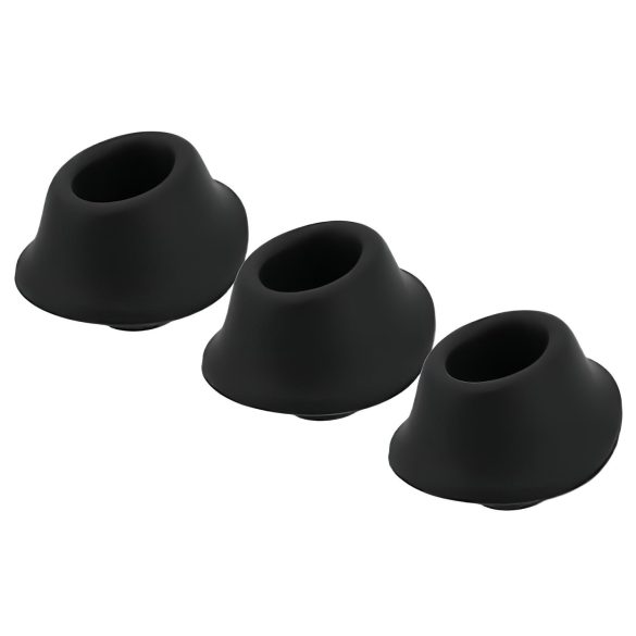Womanizer Premium M - Extra zuigklokjes set - zwart (3 stuks)