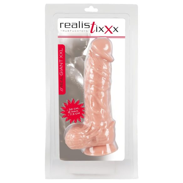 Realistixxx Giant XXL - levensechte dildo (32cm) - natuurlijk