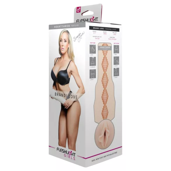 Fleshlight Brandi Love Heartthrobe - kunstvagina - realistisch