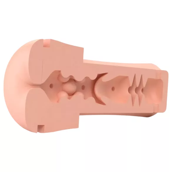 mystim Opus E Anus - elektro prostaat masturbator - siliconen - naturel/zwart