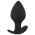 Black Velvets - siliconen anaalplug set (3-delig, zwart)