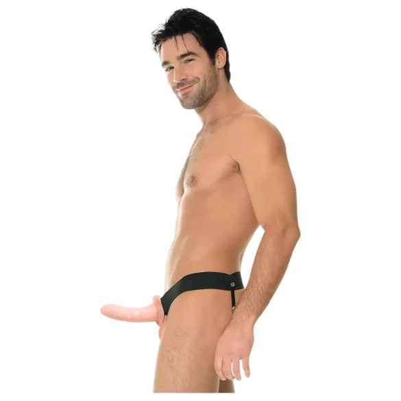 Pipedream - Fetish Strap-On 6 - opzetbare, holle dildo (huidskleur)