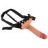 Realistixxx Strap-on - Bevestigbare, holle dildo (natuurlijk)