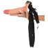 Realistixxx Strap-on - Bevestigbare, holle dildo (natuurlijk)