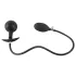 You2Toys - opblaasbare anaalplug met ballen - siliconen - zwart