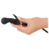 You2Toys - opblaasbare anaalplug met ballen - siliconen - zwart
