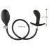 You2Toys - opblaasbare anale plug (zwart)