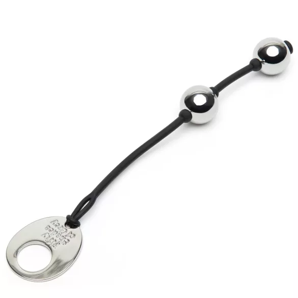 Fifty Shades of Grey - mini geishaballetje - metaal zilver