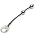 Fifty Shades of Grey - mini geishaballetje - metaal zilver
