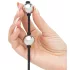 Fifty Shades of Grey - mini geishaballetje - metaal zilver