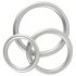 You2Toys Metallic - siliconen penisring set (3 stuks)