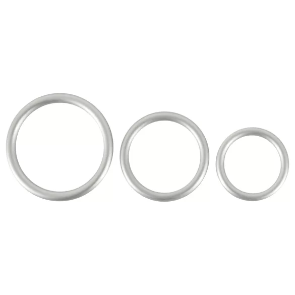 You2Toys Metallic - siliconen penisringen set - 3 stuks