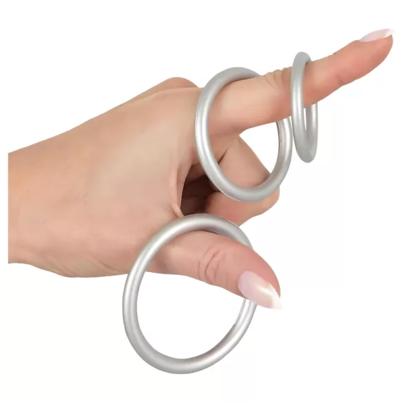 You2Toys Metallic - siliconen penisringen set - 3 stuks