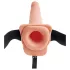 Pipedream Fetish Strap-On 9 - opzetbare, holle, sproeiende dildo (huidskleur)