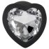 You2Toys Anale Plug - zwarte plug met witte edelsteen