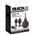 Black Velvets - anaal plug set (4-delig, zwart)