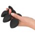 Black Velvet - anale plug set (4 stuks) - zwart
