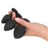 Black Velvets - anaal plug set (4-delig, zwart)