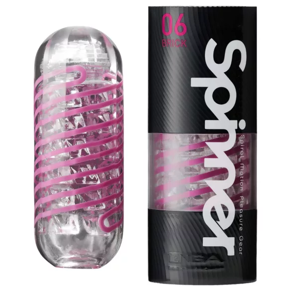 TENGA Spinner Brick - masturbator - transparant