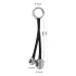 You2Toys - penisring met anaal gewicht - siliconen zwart