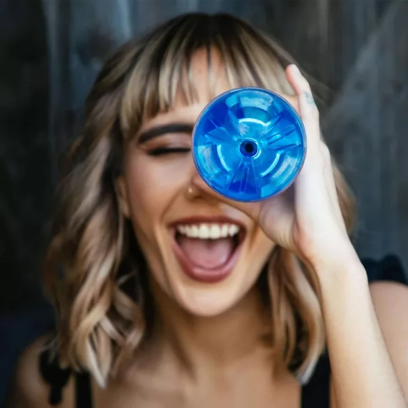 Fleshlight Flight Commander - zuigende masturbator (blauw)