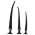You2Toys - extra lange anaal plug set (3-delig) - zwart