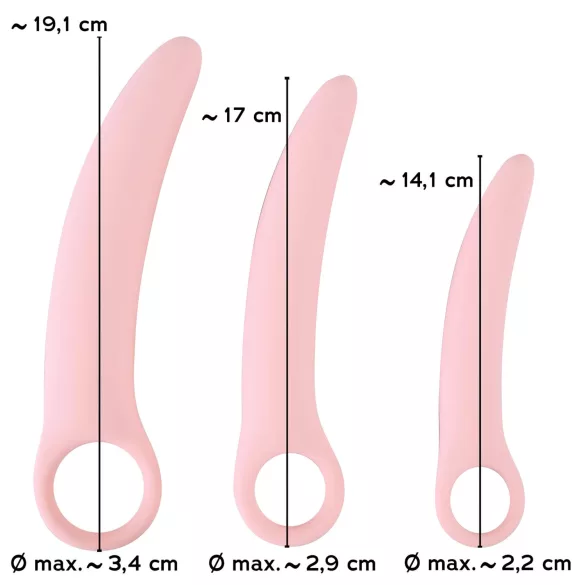 Smile Vaginal Trainers - Vaginale Trainer Set in 3 Maten (Bekkenbodem Versterker)