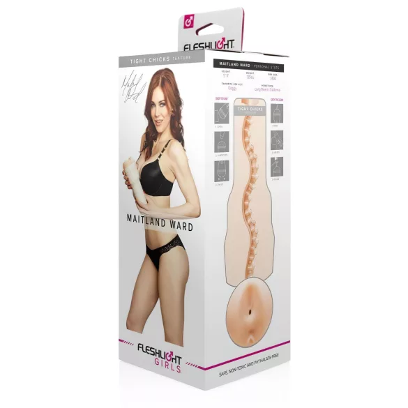 Fleshlight Maitland Ward - anale masturbator - realistisch siliconen