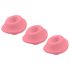 Womanizer Premium Eco - vervangzuigkap set - roze (3 stuks)