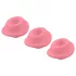 Womanizer Premium Eco - opzetstukjes set - siliconen - roze - 3 stuks