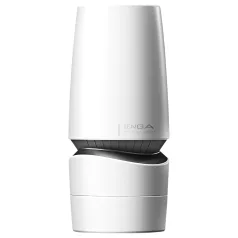 TENGA Aero - masturbator met sterke zuigkracht - wit/zilver
