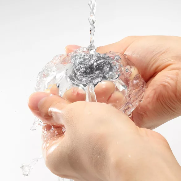 TENGA Aero - masturbator met sterke zuigkracht - wit/zilver