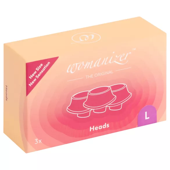 Womanizer L - vervangende zuigkop set - groot - paars (3 stuks)