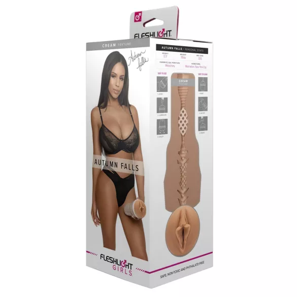 Fleshlight - masturbator vagina - realistisch, huidkleurig - Autumn Falls Cream