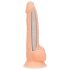 Naked Addiction 8 - zuignap, levensechte dildo (20 cm)