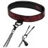 Vijftig tinten grijs - Halsband & Tepelklemmen (zwart-rood)