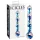Icicles No. 08 - dubbelzijdige glazen dildo - golvend - transparant/blauw