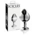 Icicles No. 25 - kegelvormige, glazen anale plug (helder)