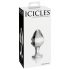 Icicles No. 25 - kegelvormige, glazen anale plug (helder)