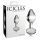 Icicles No. 44 - kegelvormige, glazen anaalplug (transparant)