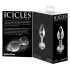 Icicles No. 44 - glazen anaalplug - conisch - transparant