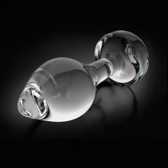 Icicles No. 44 - glazen anaalplug - conisch - transparant