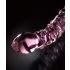 Icicles No. 55 - dubbelzijdige G-spot glazen dildo - roze