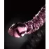 Icicles No. 55 - dubbelzijdige G-spot glazen dildo - roze