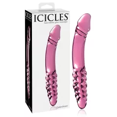   Icicles No. 57 - dubbelzijdige glazen dildo met penisvorm - roze
